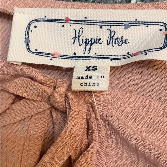 Hippie Rose-Crochet Inset Top NWT - Picture 5 of 8